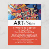 Jazzy Graffiti Art, Art Supplies Store Flyer (Voorkant)