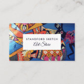 Jazzy Graffiti Art, Art Supplies Store Visitekaartje (Voorkant)