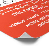 Jazzy Graffiti Art, artistieke tentoonstelling Adv Poster (Hoek)