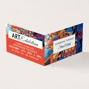 Jazzy Graffiti Art, Kunstententoonstelling, Gedeta Visitekaartje
