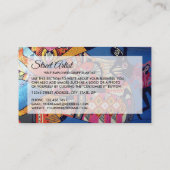 Jazzy Graffiti Art, Professional Artist Visitekaartje (Achterkant)