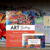 Jazzy Graffiti Kunst, Kunsthandelaar Visitekaartje