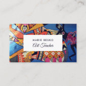 Jazzy Graffiti Kunst, kunstleraar Visitekaartje (Voorkant)