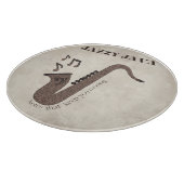 Jazzy Java-Coffee Beans-Saxofoon- Snijplank (Hoek)