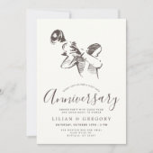 Jazzy Jubileum | Jazz Music Thaise Party Kaart (Voorkant)