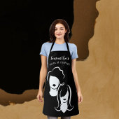 Jazzy Kapsalon Silhouetten Schort