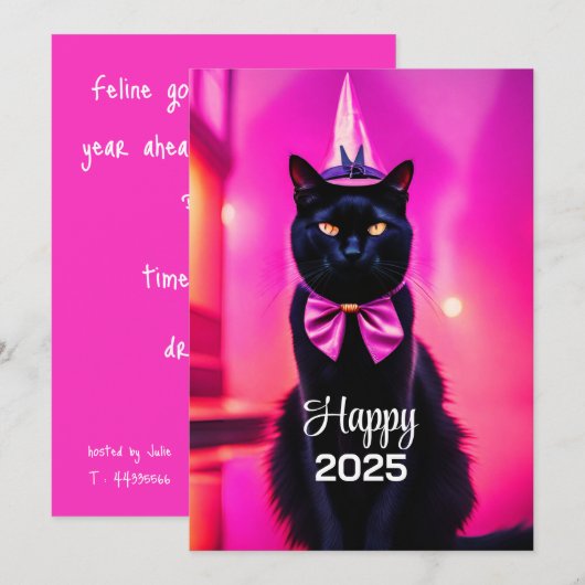 Jazzy Kat - Gelukkig 2025 (Voorkant / Achterkant)