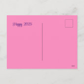 Jazzy Kat - Gelukkig 2025 Feestdagenkaart (Achterkant)