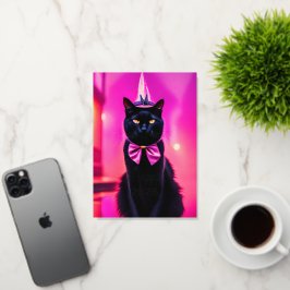 Jazzy Kat - Gelukkig 2025 Folie Wenskaart