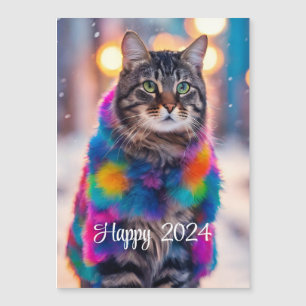 Jazzy Kat in bontjas - Happy 2024
