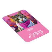 Jazzy Kat in het vroege voorjaar Magneet (Rechterzijde)
