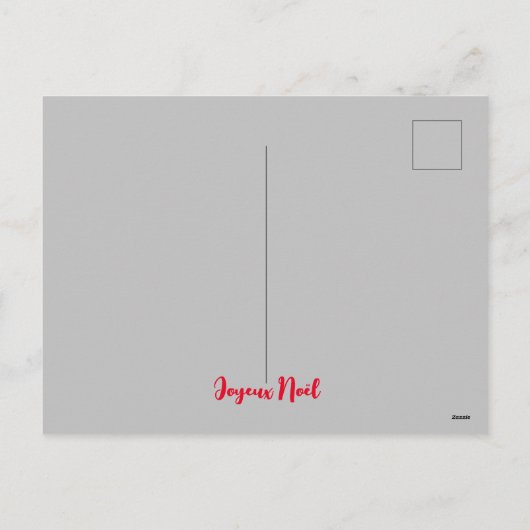 Jazzy Kat in rode trui - Noel Feestdagenkaart (Achterkant)