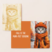 Jazzy Kat - Oktober Vibes Folie Kaarten (Display)