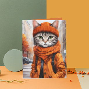 Jazzy Kat - Oktober Vibes Kaart