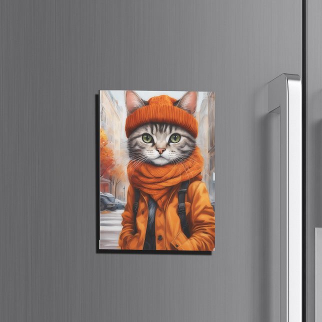 Jazzy Kat - Oktober Vibes magnetische kaart (Creator heeft geüpload)