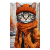 Jazzy Kat - Oktober Vibes Perfect Poster (Voorkant)
