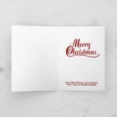 Jazzy Kerstmis Feestdagen Kaart (Binnen)