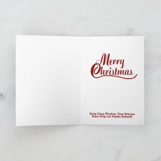 Jazzy Kerstmis Feestdagen Kaart (Binnen)