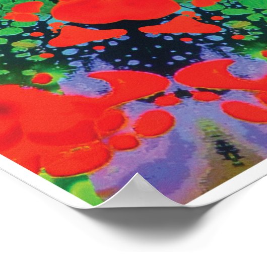 Jazzy Kinetic Collage Kaleidoscope Poster (Hoek)