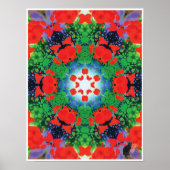 Jazzy Kinetic Collage Kaleidoscope Poster (Voorkant)