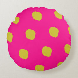 Jazzy kleuren Round Pillow Rond Kussen