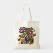 JAZZY Mardis Gras Tote Bag (Voorkant)