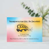 Jazzy Musical Transportation Mini Bus Card Kaart (Staand voorkant)