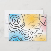 Jazzy Musical Transportation Mini Bus Card Kaart (Achterkant)