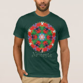 Jazzy Namaste Kaleidoscope T-Shirt (Voorkant)