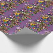 Jazzy New Orleans Music Fest Cadeaupapier (Hoek)