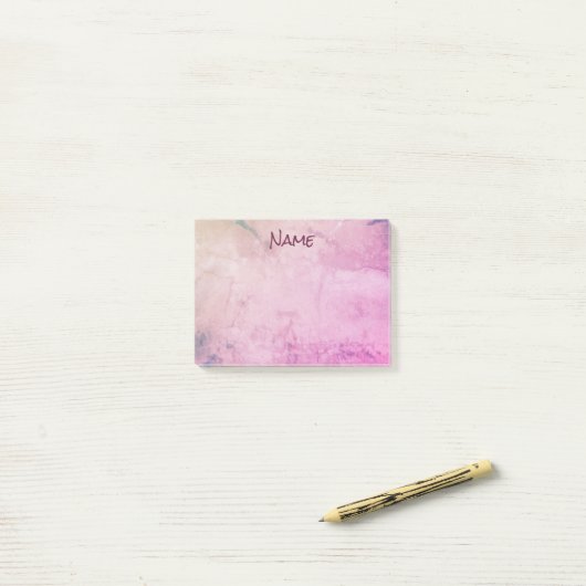 Jazzy Paars Post-it® Notes (Op bureau)