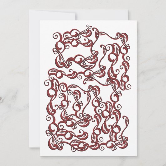 Jazzy Peppermint Martini Kaart (Achterkant)