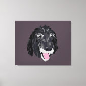 Jazzy Portrait Canvas Art - Achtergrond Afdruk (Voorkant)
