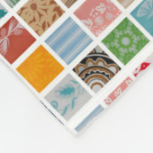 Jazzy Pyrex Fleece Throw Deken (Hoek)