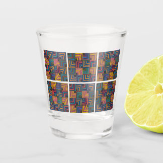 Jazzy Riff Geometrisch Shotglas Shot Glas