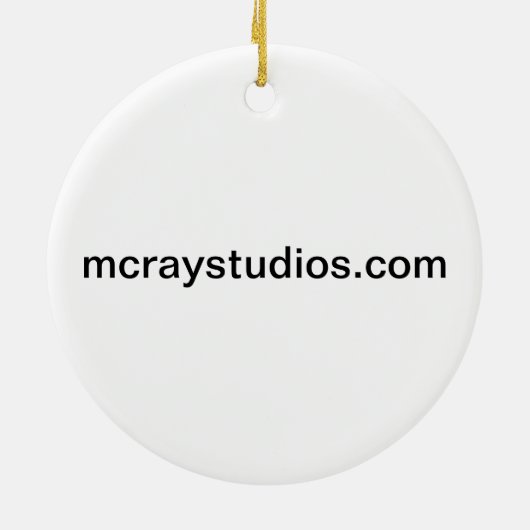 "Jazzy Santa" Keramisch Ornament (Achterkant)