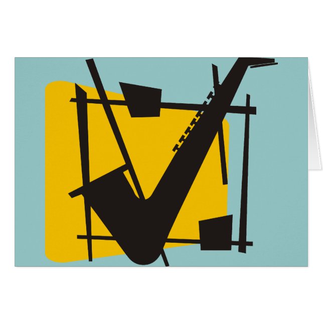 Jazzy Sax (Voorkant Horizontaal)