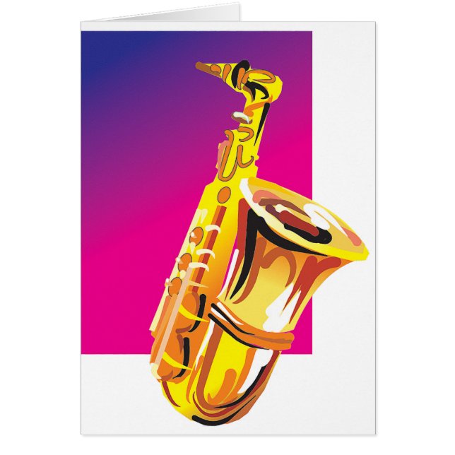Jazzy Saxophone (Voorkant)