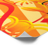 Jazzy Saxophone bundelt muziek Poster (Hoek)