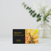 Jazzy Saxophone bundelt muziek Visitekaartje (Staand voorkant)