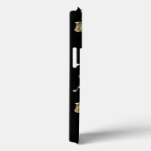 Jazzy Saxophone en Musical Notes Case-Mate iPhone Case (Achterkant / Rechts)