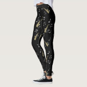 Jazzy Saxophone en Musical Notes  Leggings (Links)