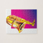 Jazzy Saxophone Legpuzzel (Horizontaal)