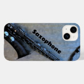 Jazzy Saxy Saxophone  Case-Mate iPhone Case (Achterkant (horizontaal))
