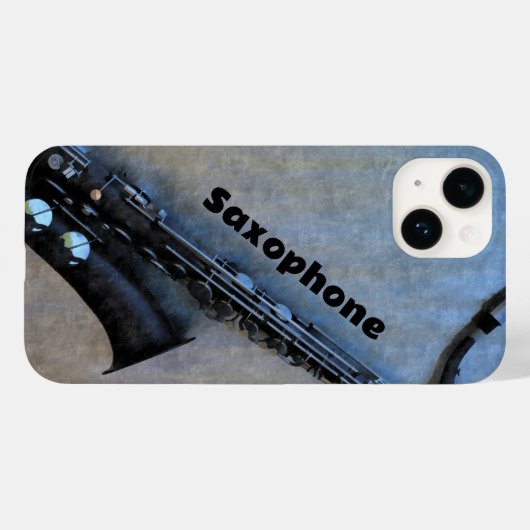 Jazzy Saxy Saxophone  Case-Mate iPhone Case (Achterkant (horizontaal))