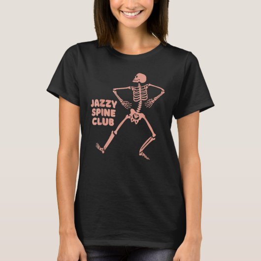 Jazzy Spine Club Scoliosis Warrior T-shirt (Voorkant)
