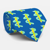 Jazzy Staf van Asclepius Medical Stropdas True Blu (Opgerold)