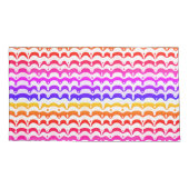 Jazzy Tropical Psychedelic Dripping Stripes Kussensloop (Achterkant)