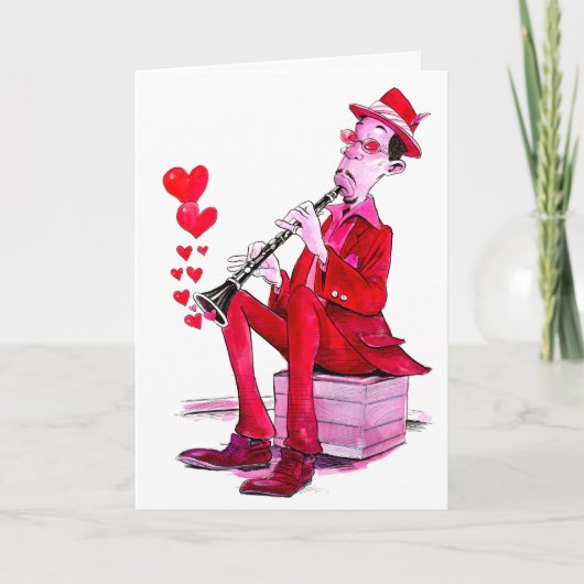 Jazzy Valentijnsdag card Kaart (Voorkant)
