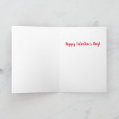 Jazzy Valentijnsdag card Kaart (Binnen)